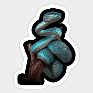 Serpentine Serenity Sticker